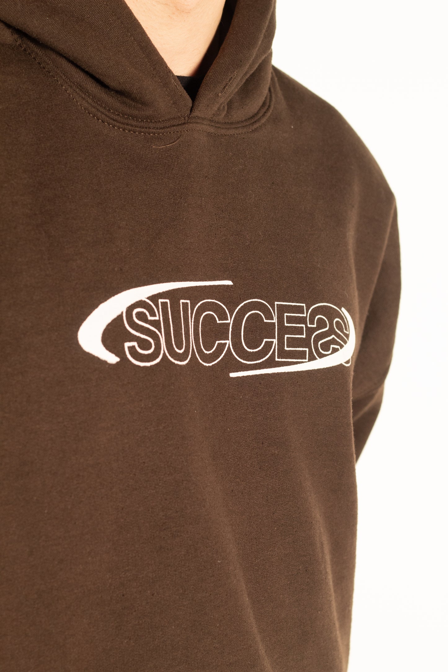 SUCCESS BASICS BROWN HOODIE