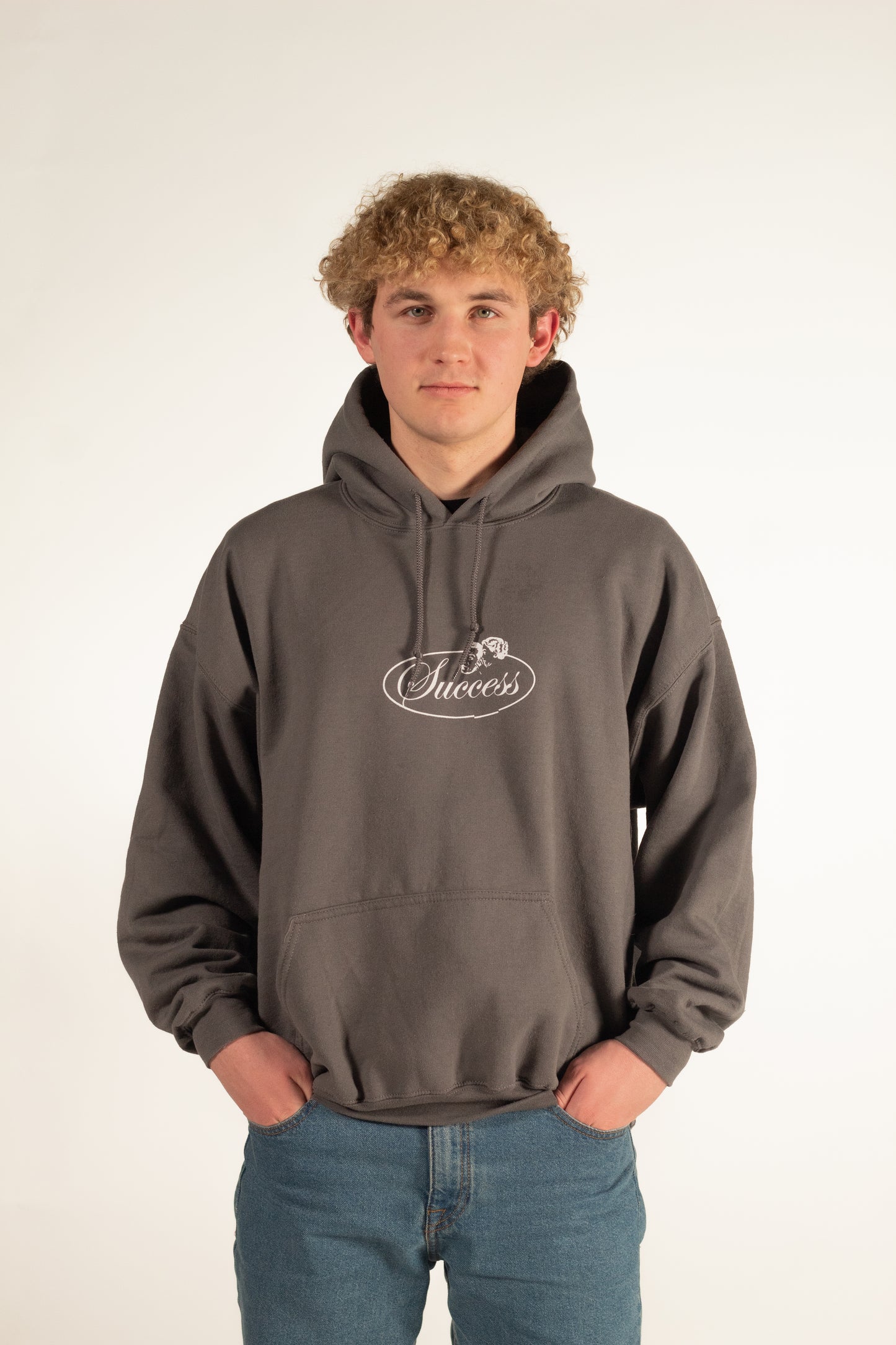 BAD CHOICES, GOOD STORIES GREY HOODIE