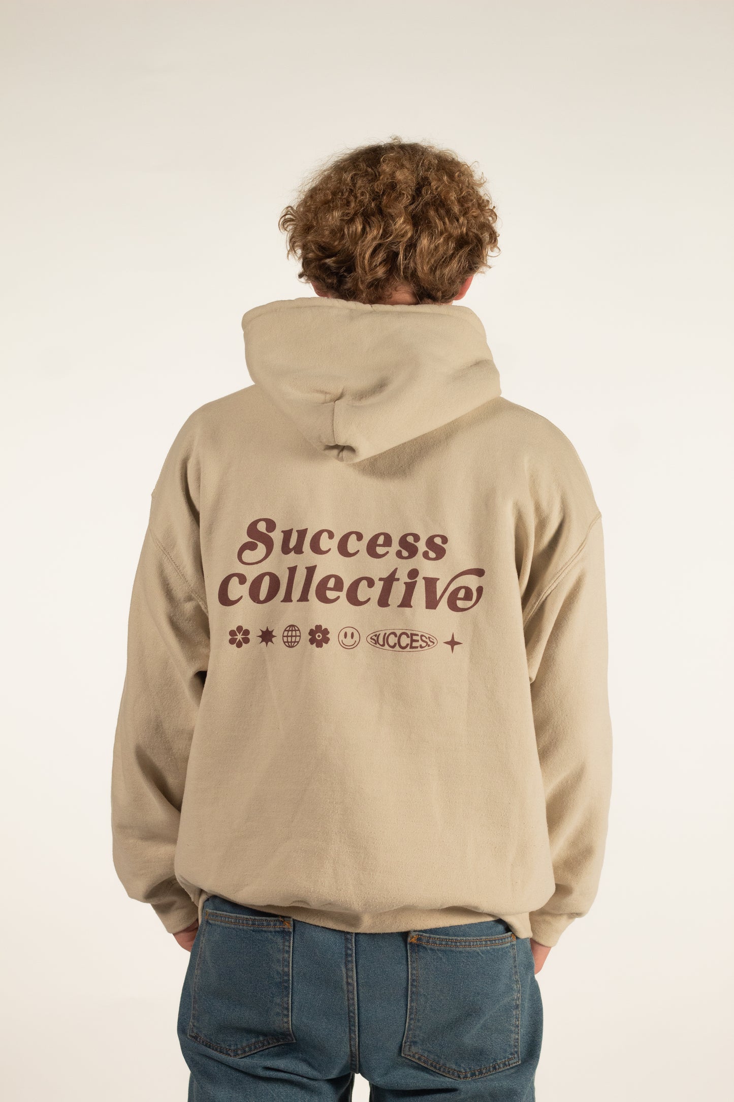 SUCCESS COLLECTIVE BEIGE HOODIE